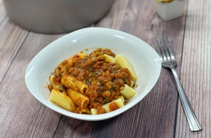 Molho bolonhesa de lentilhas