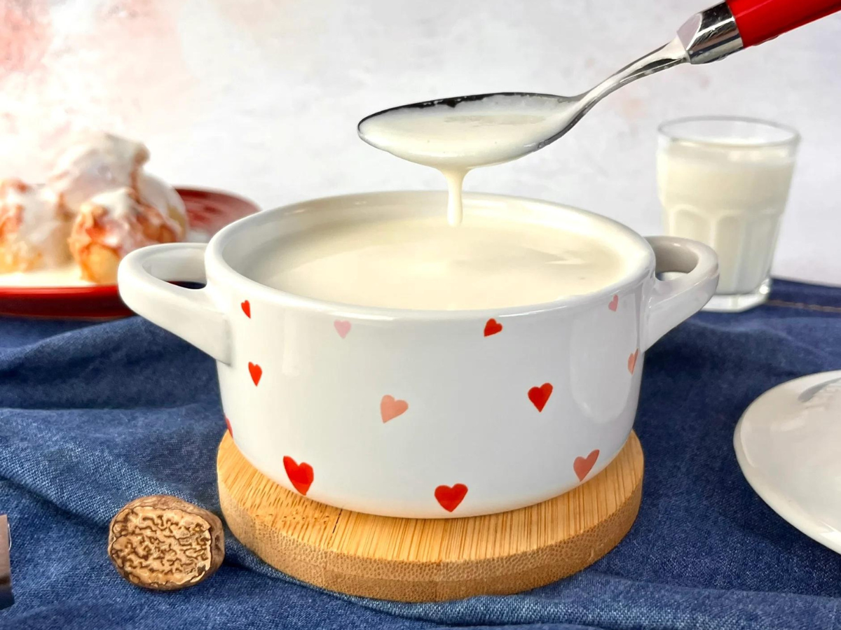 Molho branco com maizena