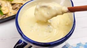 Molho de gorgonzola para carne