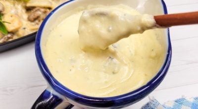 Molho de gorgonzola para carne