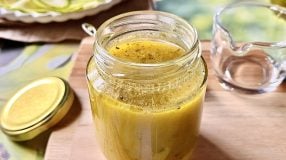Molho de mostarda para salada