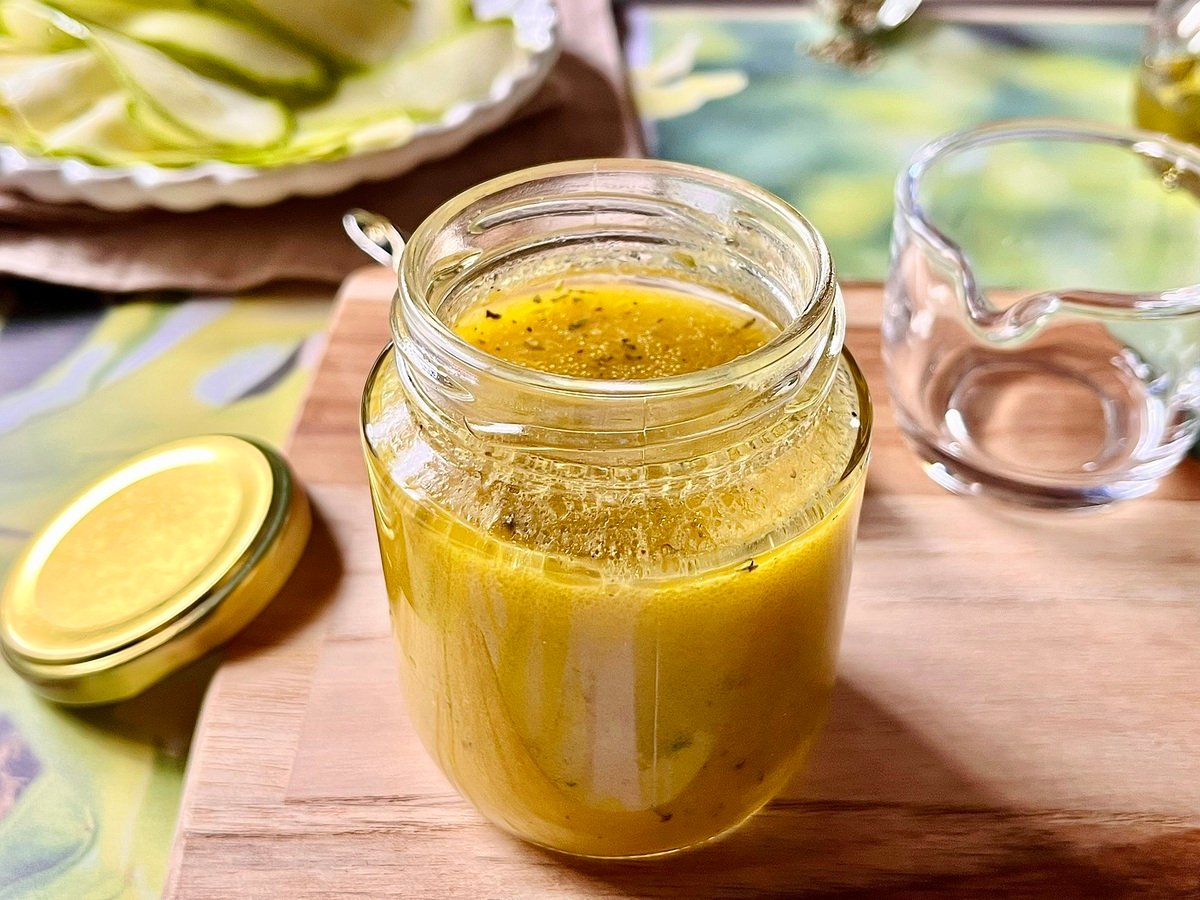 Molho de mostarda para salada