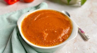 Molho de tomate caseiro com cenoura