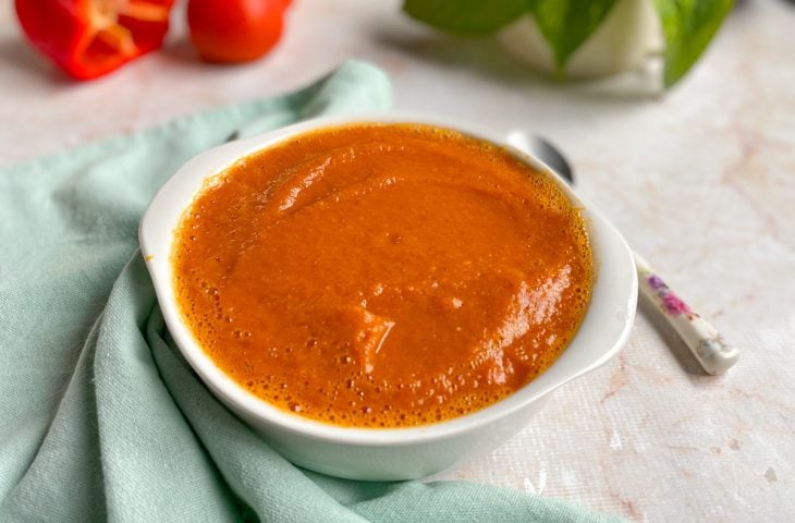 Molho de tomate caseiro com cenoura