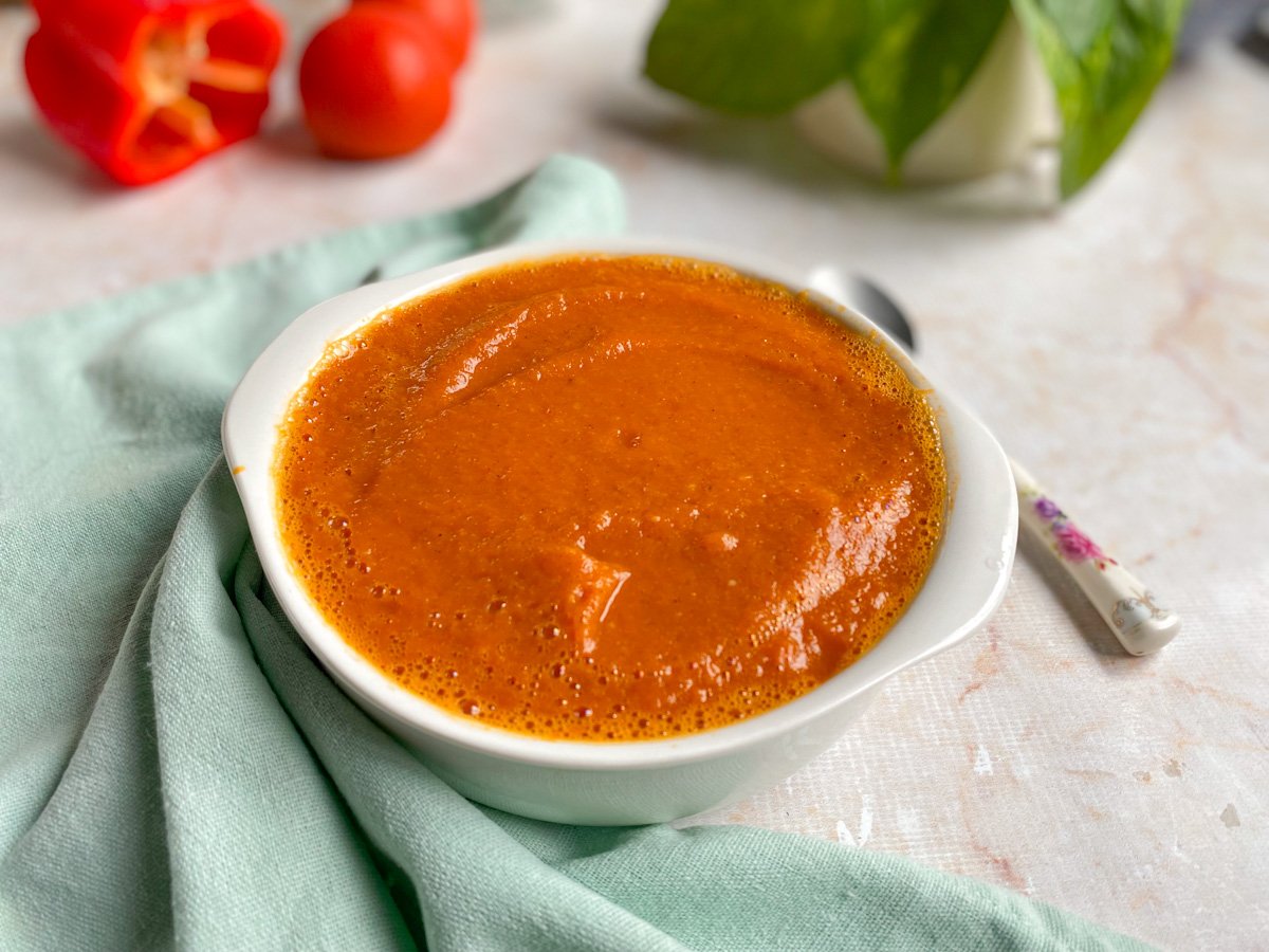 Molho de tomate caseiro com cenoura