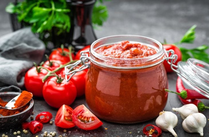 Molho de tomate delicioso
