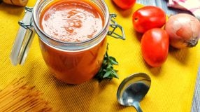 Molho de tomate no liquidificador