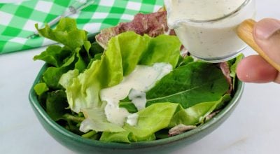 Molho para salada com iogurte