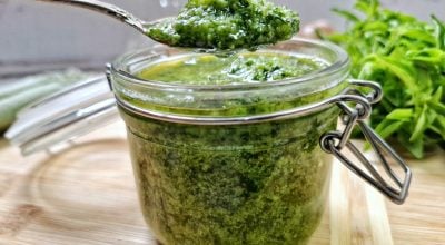 Molho pesto fácil e rápido