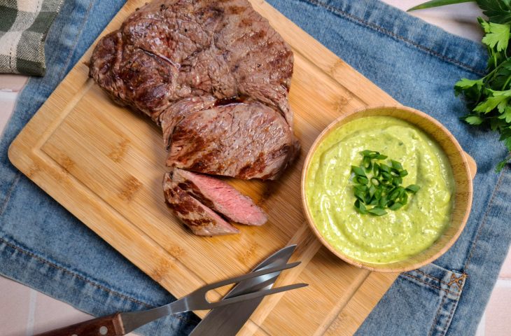 Molho verde para churrasco