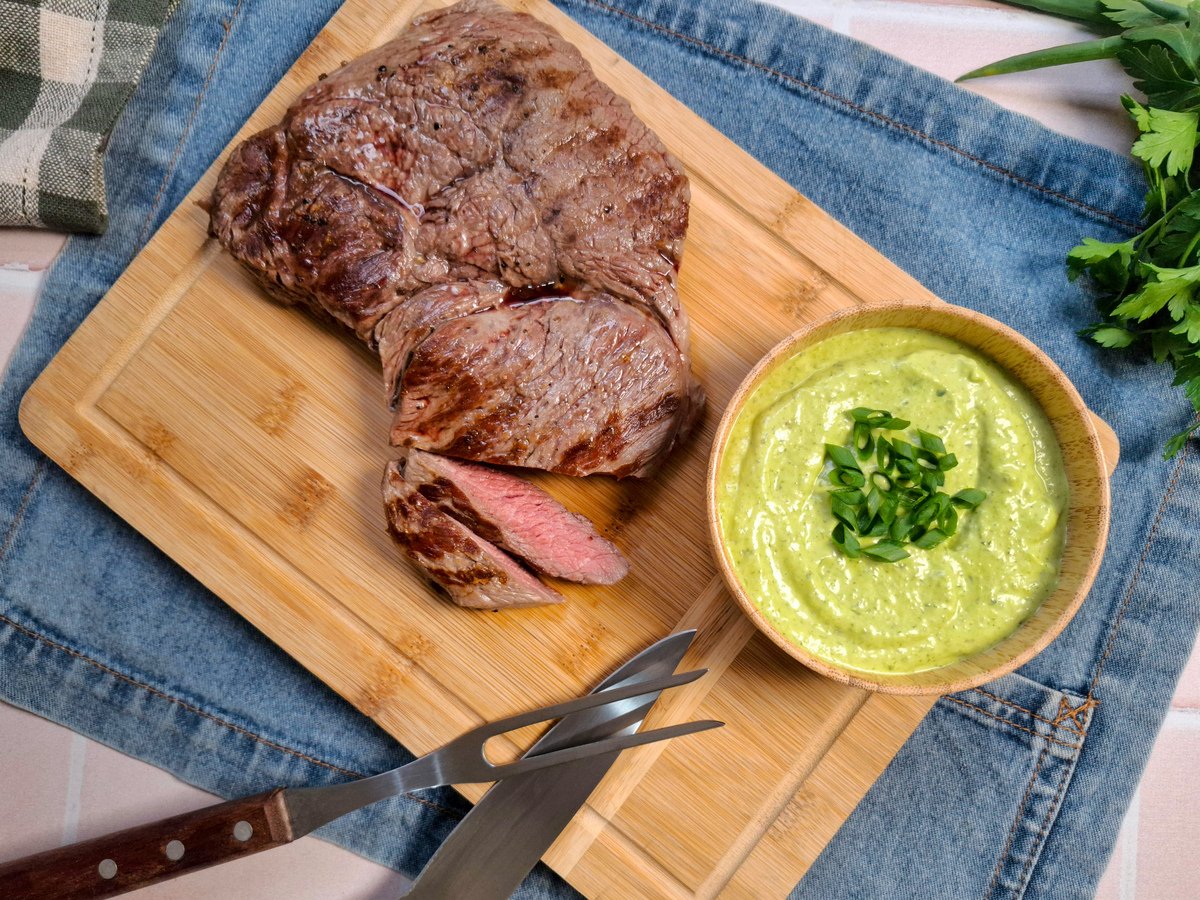 Molho verde para churrasco
