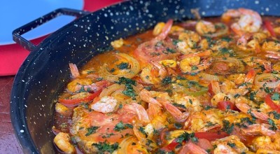 Moqueca de cação com camarão