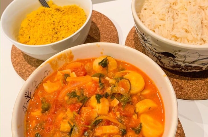 Moqueca de palmito