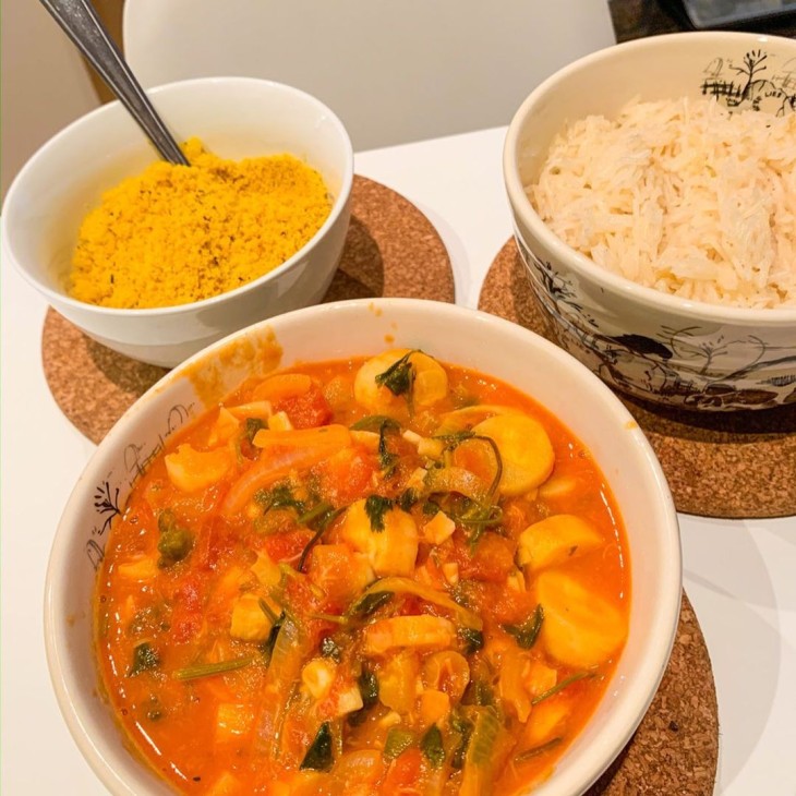 Moqueca de palmito