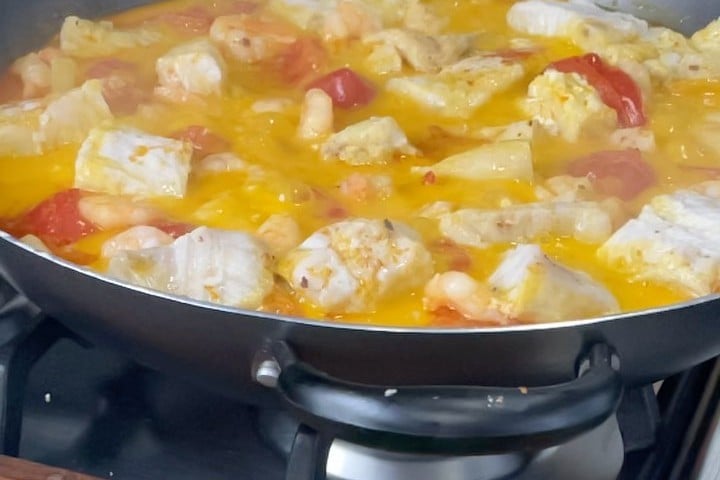 Moqueca de pirarucu