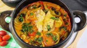 Moqueca de tilápia