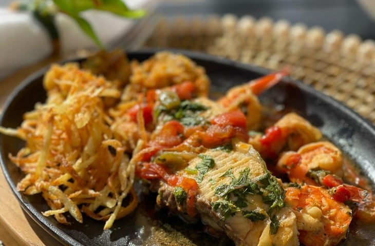 Moqueca light de cação