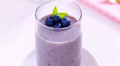 Mousse de blueberry