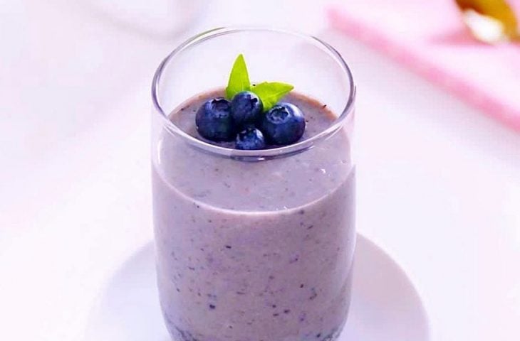 Mousse de blueberry