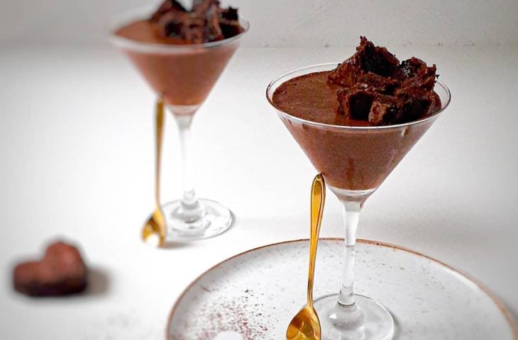 Mousse de chocolate com Jack Daniel’s