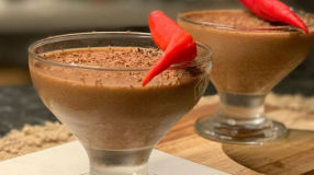 Mousse de chocolate com pimenta