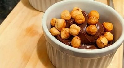 Mousse de chocolate e iogurte