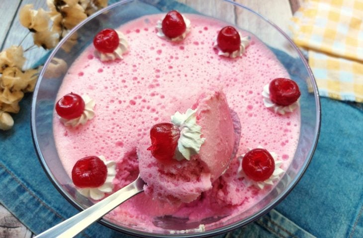 Mousse de gelatina