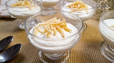 Mousse de leite Ninho com 3 ingredientes