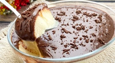 Mousse de leite Ninho com chocolate fácil