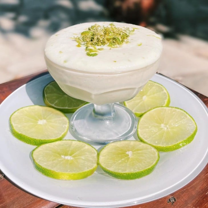 Mousse de limão saudável