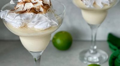 Mousse de limão-siciliano na taça