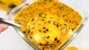 Mousse de maracujá com Tang