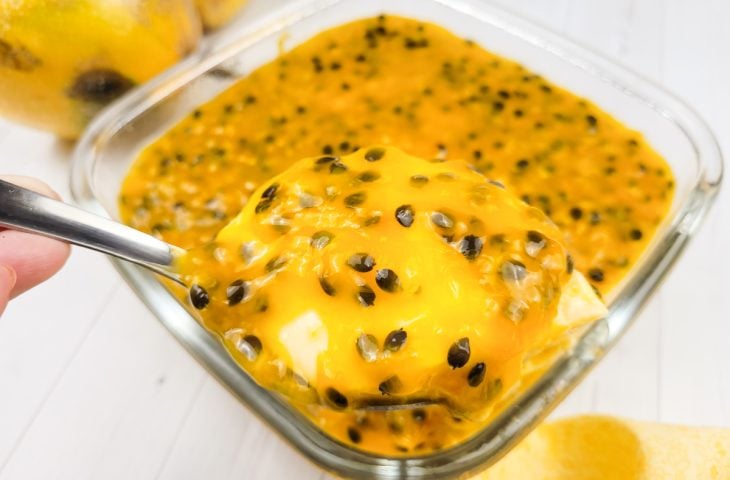 Mousse de maracujá com Tang