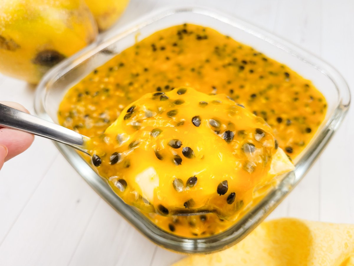 Mousse de maracujá com Tang