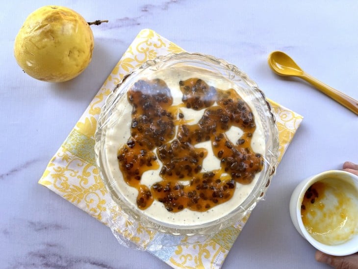 Mousse de maracujá sem açúcar - Passo a Passo