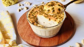 Mousse de maracujá sem leite
