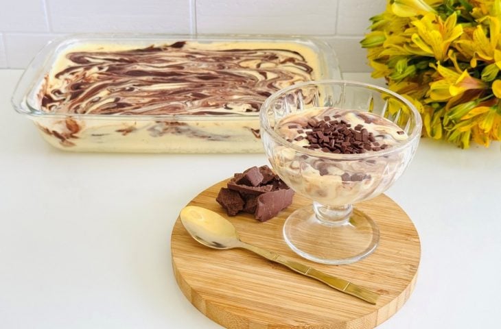 Mousse de maracujá trufado