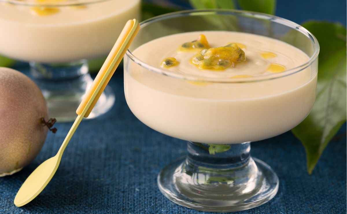 Mousse de maracujá vegana - Receiteria Mousse de maracujá vegana - Receiteria