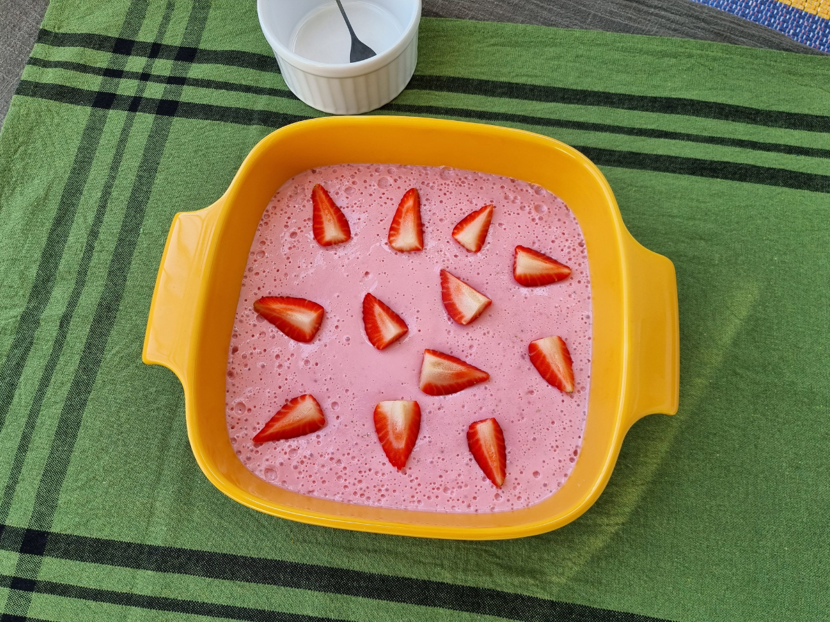 Mousse de morango