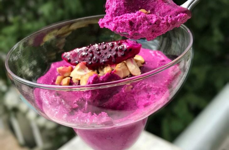 Mousse de pitaya