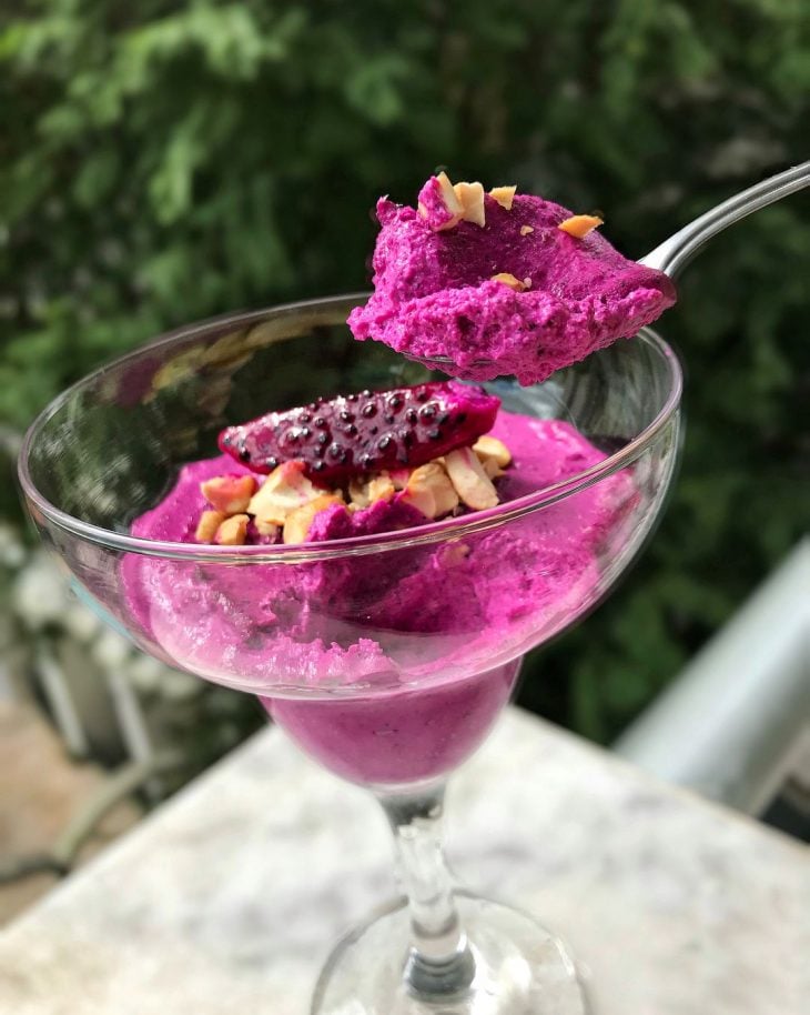 Mousse de pitaya