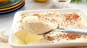 Mousse de Tang com leite em pó