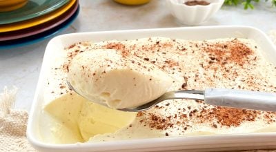 Mousse de Tang com leite em pó