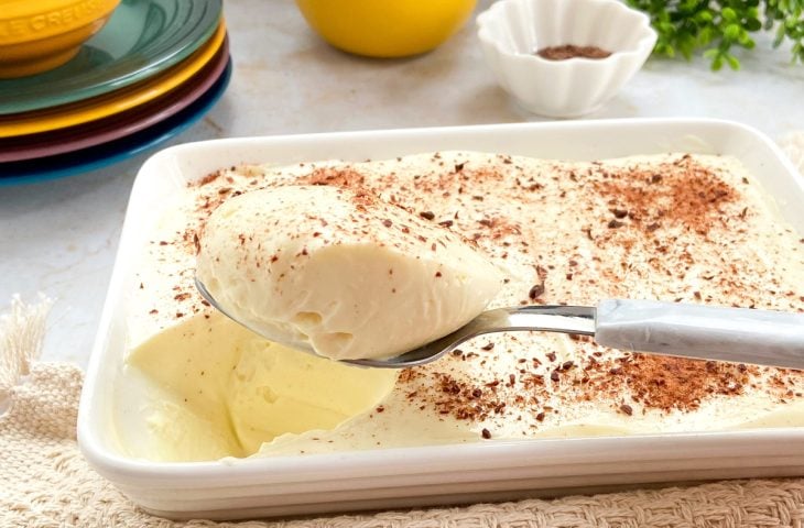 Mousse de Tang com leite em pó