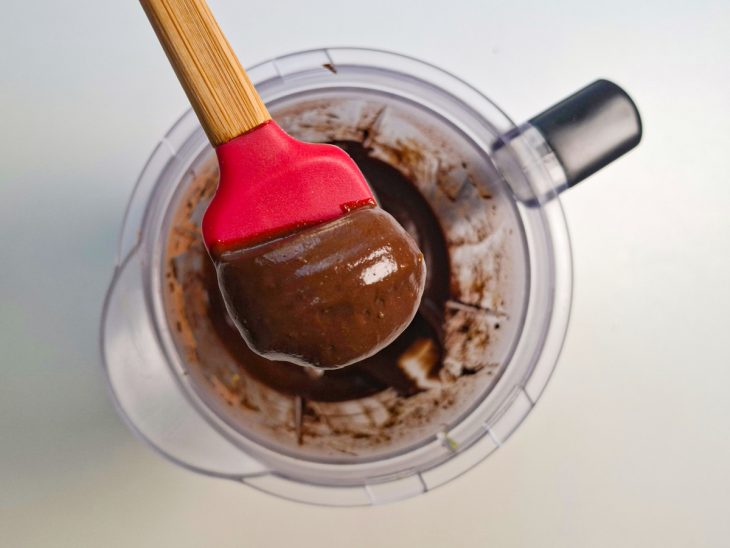 Espátula mostrando o ponto.