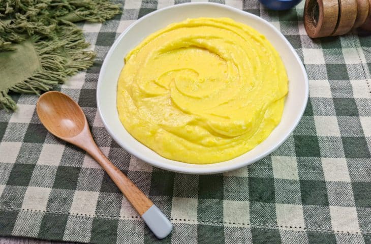 Mousseline de batata-baroa