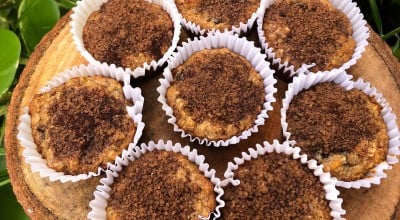 Muffin de banana com aveia