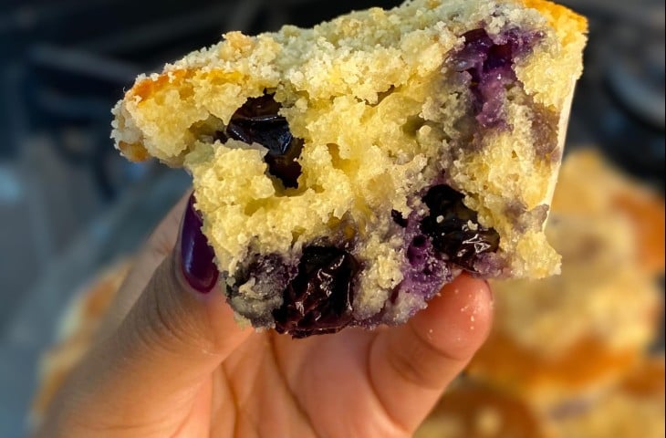 Muffin de blueberry