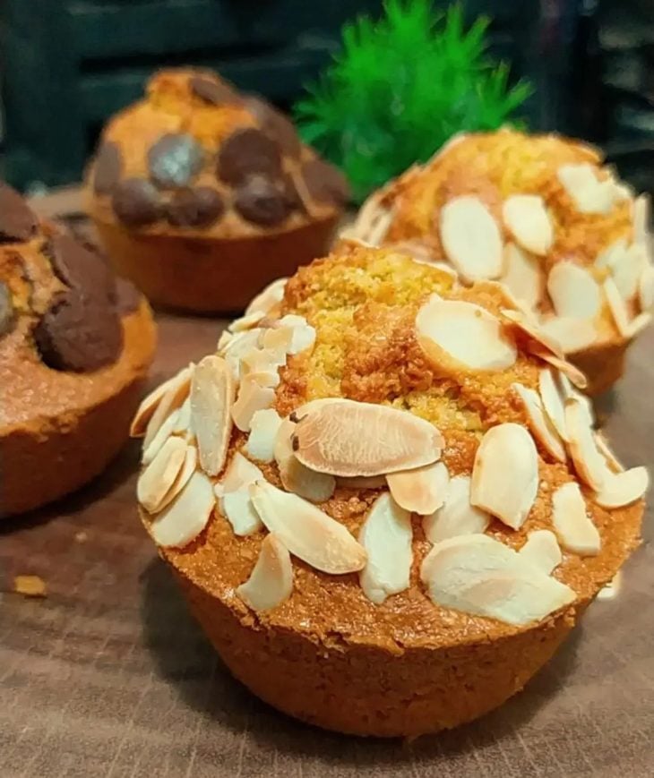 Muffin de cenoura sem glúten