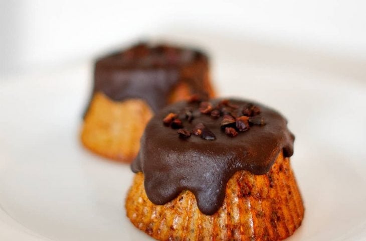 Muffin de cenoura sem glúten e sem lactose